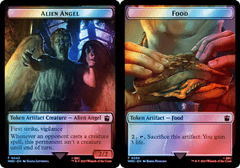 Alien Angel (0043) // Food (0059) Double-Sided Token - Surge Foil